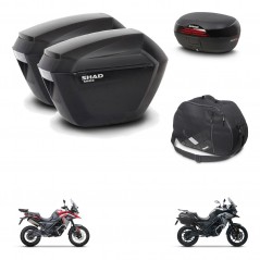 SHAD SH46 trunk + mounting bracket sh23 suitcases accessories 45 L KIT-480419