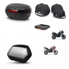 SHAD SH35 PREMIUM suitcases + mounting bracket SH46 trunk accessories 45 L KIT-480427