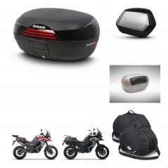 SHAD Maletas SH35 PREMIUM + soporte montaje baul SH46 accesorios 45 L KIT-480433