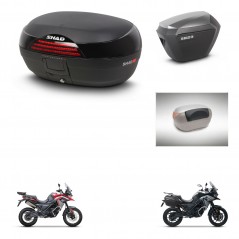 SHAD Maletas sh23 alu + soporte montaje baul SH46 accesorios 45 L KIT-480434