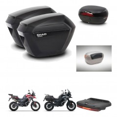 SHAD SH46 trunk + mounting bracket sh23 suitcases accessories 45 L KIT-480437