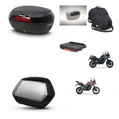 SHAD SH35 PREMIUM suitcases + mounting bracket SH46 trunk accessories 45 L KIT-480439