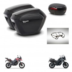 SHAD Baul SH46 + soporte montaje maletas sh23 accesorios 45 L KIT-480455