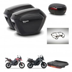 SHAD SH46 trunk + mounting bracket sh23 suitcases accessories 45 L KIT-480461
