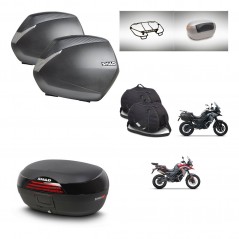 SHAD SH46 trunk + mounting bracket SH36 suitcases accessories 45 L KIT-480478