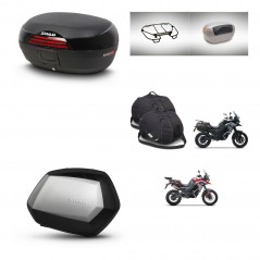 SHAD SH35 PREMIUM suitcases + mounting bracket SH46 trunk accessories 45 L KIT-480481