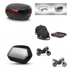 SHAD SH35 PREMIUM suitcases + mounting bracket SH46 trunk accessories 45 L KIT-480487