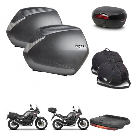 SHAD Baul SH46 + soporte montaje maletas SH36 accesorios 45 L KIT-480508