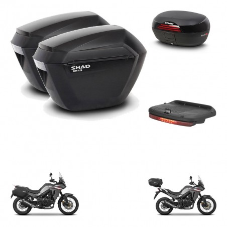 SHAD Baul SH46 + soporte montaje maletas sh23 accesorios 45 L KIT-480509