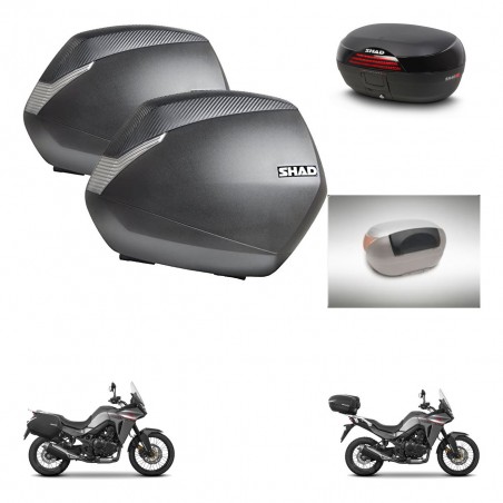 SHAD Baul SH46 + soporte montaje maletas SH36 accesorios 45 L KIT-480525