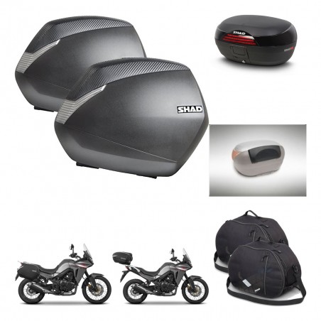 SHAD Baul SH46 + soporte montaje maletas SH36 accesorios 45 L KIT-480526