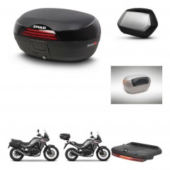 SHAD Maletas SH35 PREMIUM + soporte montaje baul SH46 accesorios 45 L KIT-480534
