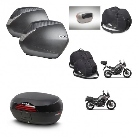 SHAD Baul SH46 + soporte montaje maletas SH36 accesorios 45 L KIT-480538