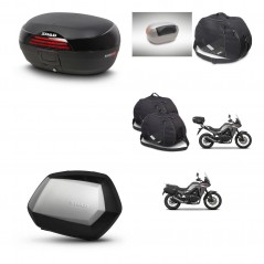 SHAD Maletas SH35 PREMIUM + soporte montaje baul SH46 accesorios 45 L KIT-480541