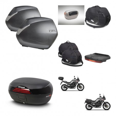 SHAD Baul SH46 + soporte montaje maletas SH36 accesorios 45 L KIT-480544