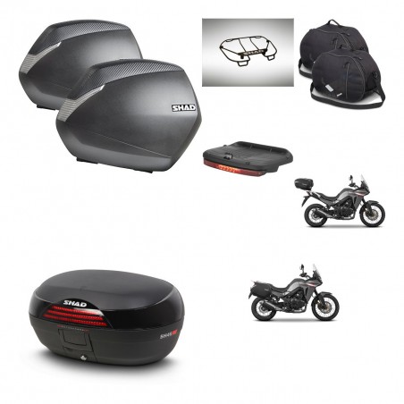 SHAD Baul SH46 + soporte montaje maletas SH36 accesorios 45 L KIT-480556