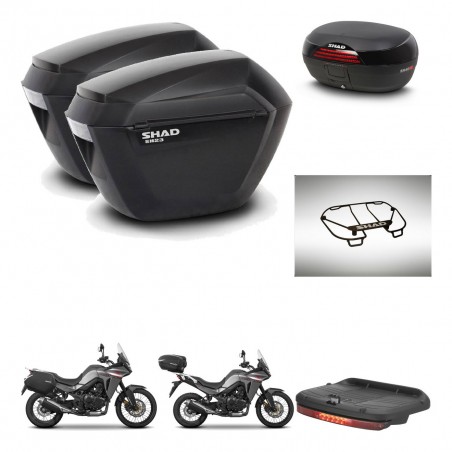 SHAD Baul SH46 + soporte montaje maletas sh23 accesorios 45 L KIT-480557
