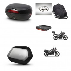 SHAD SH35 PREMIUM suitcases + mounting bracket SH46 trunk accessories 45 L KIT-480559