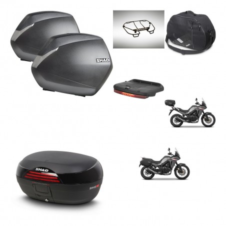 SHAD Baul SH46 + soporte montaje maletas SH36 accesorios 45 L KIT-480567