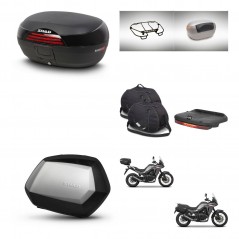 SHAD SH35 PREMIUM suitcases + mounting bracket SH46 trunk accessories 45 L KIT-480583