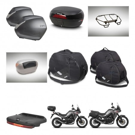 SHAD Baul SH46 + soporte montaje maletas SH36 accesorios 45 L KIT-480592