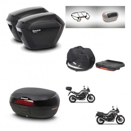 SHAD Baul SH46 + soporte montaje maletas sh23 accesorios 45 L KIT-480593