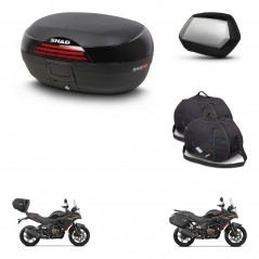 SHAD SH35 PREMIUM suitcases + mounting bracket SH46 trunk accessories 45 L KIT-480601