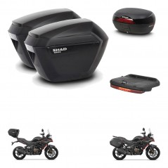 SHAD SH46 trunk + mounting bracket sh23 suitcases accessories 45 L KIT-480605
