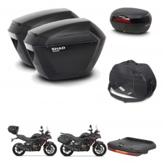 SHAD SH46 trunk + mounting bracket sh23 suitcases accessories 45 L KIT-480617