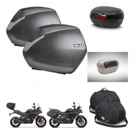 SHAD Baul SH46 + soporte montaje maletas SH36 accesorios 45 L KIT-480622