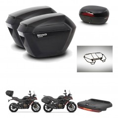 SHAD SH46 trunk + mounting bracket sh23 suitcases accessories 45 L KIT-480653