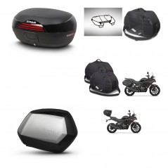 SHAD SH35 PREMIUM suitcases + mounting bracket SH46 trunk accessories 45 L KIT-480661