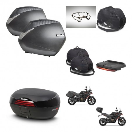 SHAD Baul SH46 + soporte montaje maletas SH36 accesorios 45 L KIT-480664