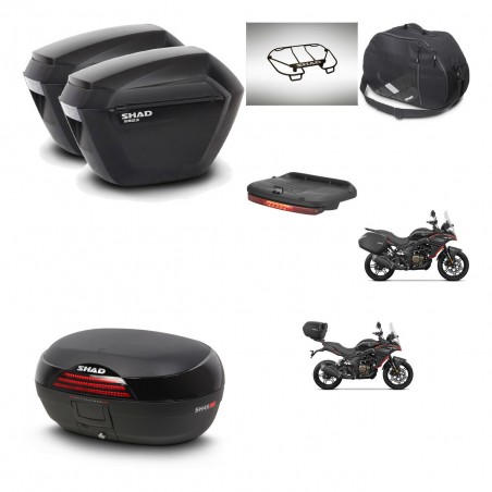 SHAD Baul SH46 + soporte montaje maletas sh23 accesorios 45 L KIT-480665