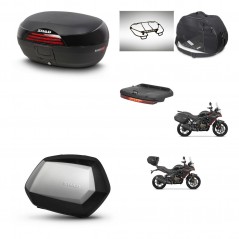SHAD SH35 PREMIUM suitcases + mounting bracket SH46 trunk accessories 45 L KIT-480666