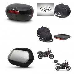 SHAD SH35 PREMIUM suitcases + mounting bracket SH46 trunk accessories 45 L KIT-480667