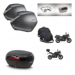 SHAD SH46 trunk + mounting bracket SH36 suitcases accessories 45 L KIT-480670