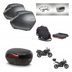 SHAD SH46 trunk + mounting bracket SH36 suitcases accessories 45 L KIT-480676