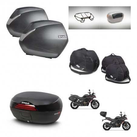 SHAD Baul SH46 + soporte montaje maletas SH36 accesorios 45 L KIT-480682