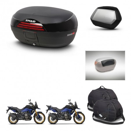 SHAD SH35 PREMIUM suitcases + mounting bracket SH46 trunk accessories 45 L KIT-480721