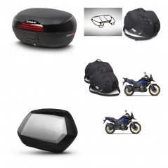 SHAD Maletas SH35 PREMIUM + soporte montaje baul SH46 accesorios 45 L KIT-480757