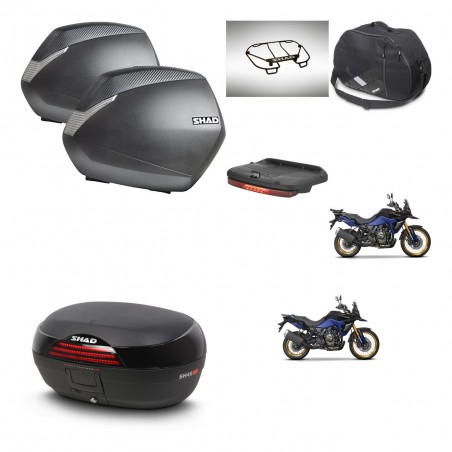 SHAD SH46 trunk + mounting bracket SH36 suitcases accessories 45 L KIT-480759