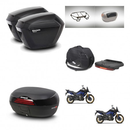 SHAD SH46 trunk + mounting bracket sh23 suitcases accessories 45 L KIT-480785