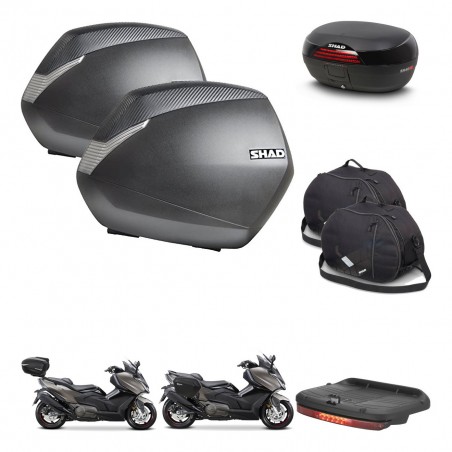 SHAD Baul SH46 + soporte montaje maletas SH36 accesorios 45 L KIT-480892