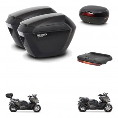SHAD SH46 trunk + mounting bracket sh23 suitcases accessories 45 L KIT-480893