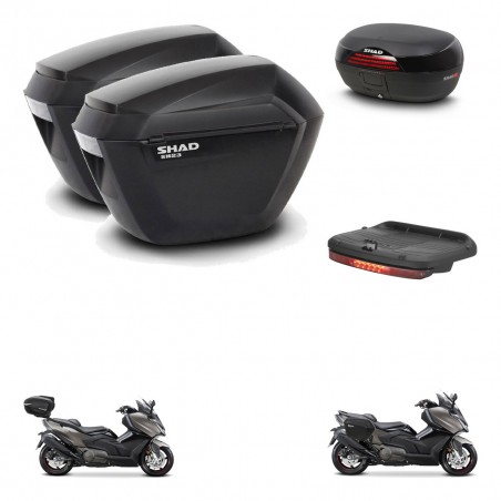 SHAD Baul SH46 + soporte montaje maletas sh23 accesorios 45 L KIT-480893