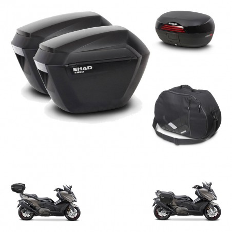 SHAD Baul SH46 + soporte montaje maletas sh23 accesorios 45 L KIT-480899