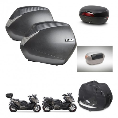 SHAD Baul SH46 + soporte montaje maletas SH36 accesorios 45 L KIT-480921