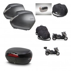 SHAD SH46 trunk + mounting bracket SH36 suitcases accessories 45 L KIT-480922