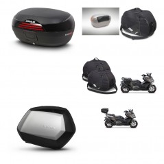 SHAD SH35 PREMIUM suitcases + mounting bracket SH46 trunk accessories 45 L KIT-480925